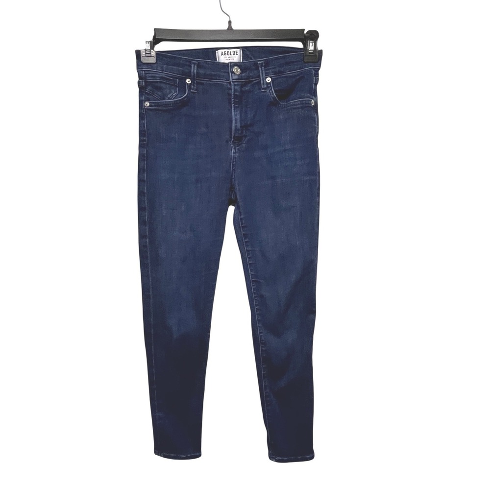 AGOLDE Los Angeles Premium Skinny Jeans Dark Indigo Blue Size 27 A018-835